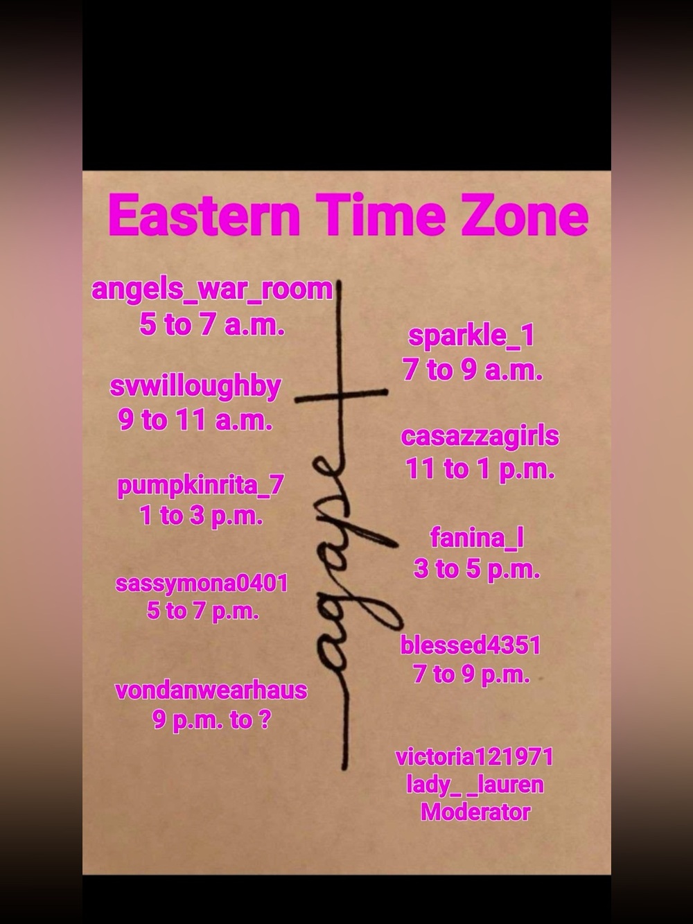 AGAPE SHARE TRAIN- STATION SV 9AM EST- 5/29/2026